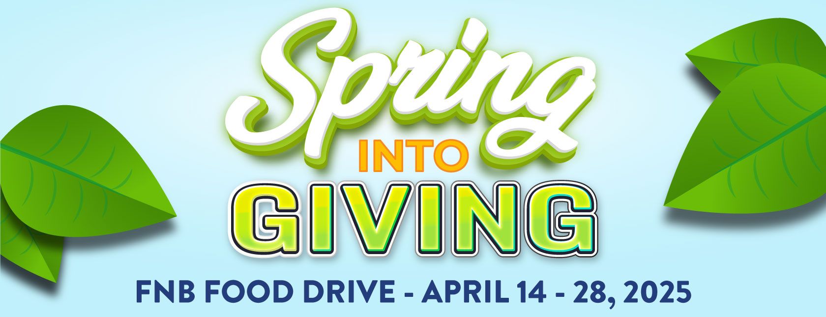 FNB's Spring Into Giving Food Drive