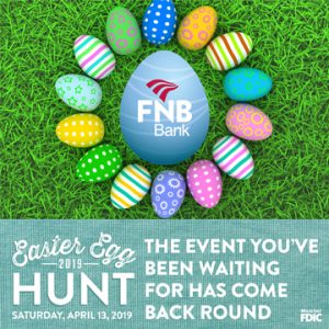 FNB's Easter Egg Hunt is Saturday, April 13