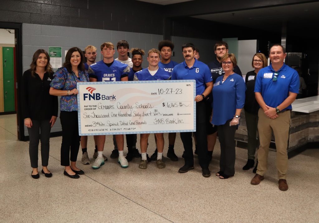 Graves County Spirit Debit Card Donation Pic