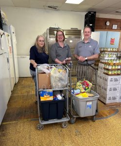 FNB's Spring Into Giving Food Drive donations