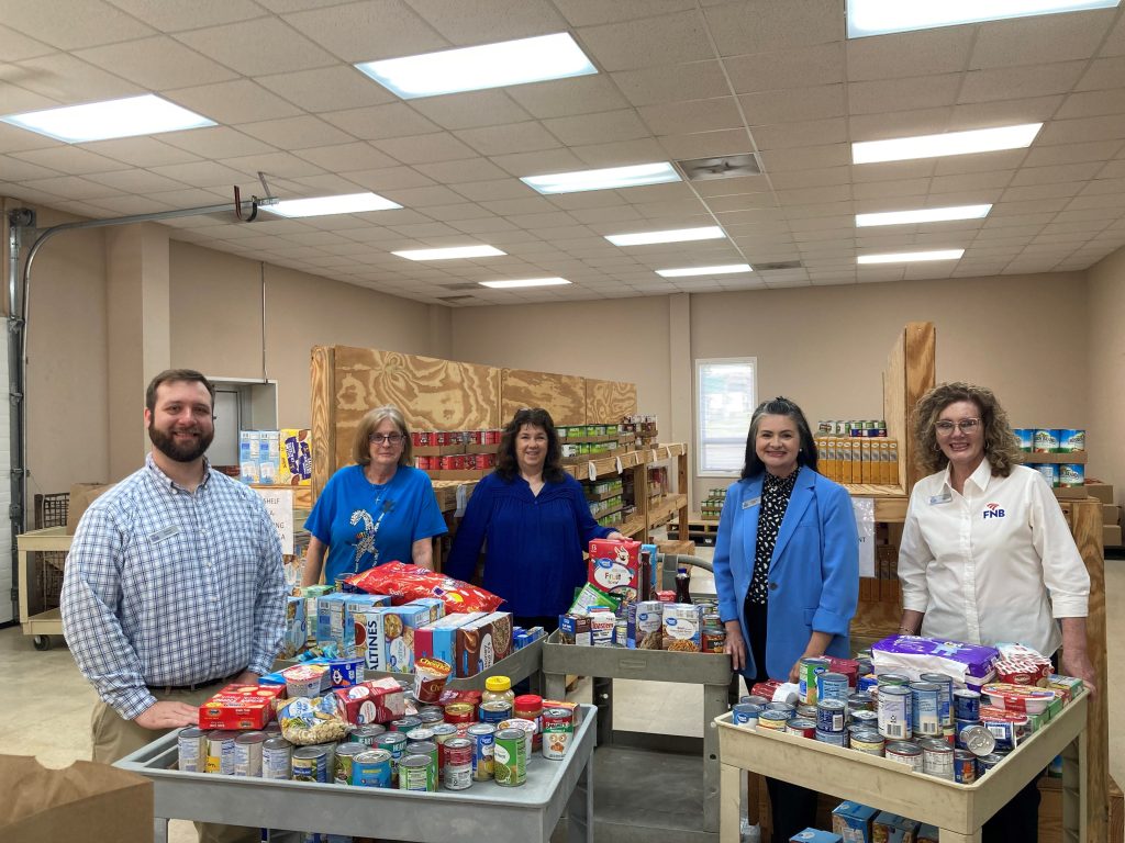 FNB's Spring Into Giving Food Drive donation