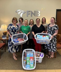 FNB's Spring Into Giving Food Drive donations
